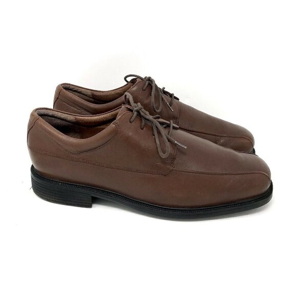 Rockport Signature Series Brown Leather Shoes 11.5 - Picture 1 of 8